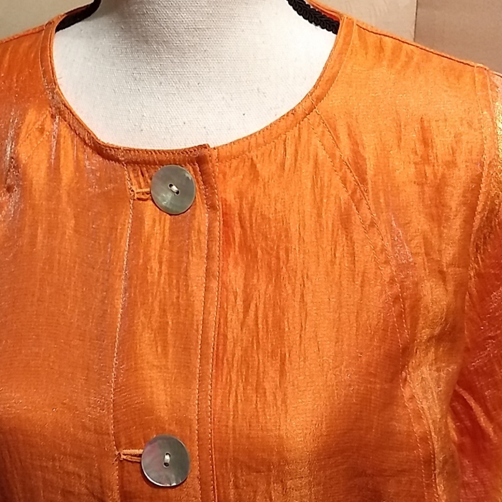 Ruby Rd. orange jacket - Picture 5 of 5